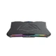 Подставка для ноутбука с охлаждением MEETION Gaming Cooling Pad CP4040 с подсветкой RGB |9-17", 2USB| Черный - изображение 5