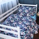 Наволочка детская MirSon Kids Time 17-0722 Tiny Panda Бязь Синяя 40х40 см (2200010689037) - изображение 4