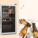 Холодильник-витрина KLARSTEIN Beersafe XXL панорамные стеклянные двери 80 л (10027673) Нержавейка - изображение 2