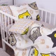 Простынь MirSon Бязь Kids Time 18-0007 Cool Cat 110х160 см (2200007002337) - изображение 4