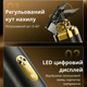 Универсальный триммер для стрижки волос портативный беспроводный с насадками машинка для бороды головы аккумуляторная Hoco Retro Balck - изображение 2