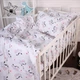 Простирадло MirSon Бязь 20-0040 Cute white zebra 110х160 см (2200010284478) - зображення 2