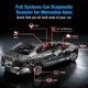Автомобильный диагностический сканер Autel MaxiScan MS309PRO считыватель ошибок OBD2 тестер аккумулятора красный 128x64 с подсветкой для всех марок - изображение 5