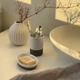 Подставка для зубных щеток и пасты MBM MY HOME"Stockholm" 300 мл Белый/Серый (BA-46 WHITE/GRAY) - изображение 3
