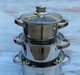 Набор нержавеющих кастрюль 3 шт Edenberg EB-3733 - изображение 4