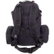Рюкзак тактичний триденний штурмовий 30 л 48x31x20 см нейлон Oxford 900D Zelart чорний ZK-5504 - зображення 3