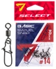 Вертлюжок с застежкой Select Basic Swivel Snap #14 10шт 5кг - изображение 1