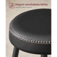 EKHO Collection - Барний стілець з поверхнею PU - Base Black / 51.6 x 51.6 x 76.2 см - зображення 8