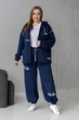 Спортивный костюм женский Olis-style Милена 52 Синий (ROZ6601061077) - изображение 2