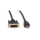 Кабель мультимедійний HDMI M to DVI M 3.0m 24+1pin Vinga (VCPHDMIDVI3) - изображение 3