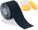Кінезіо тейп Kinesio Tape, чорний Qmed Чорний 000311005 - зображення 1