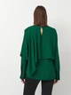 Блузка женская Zara 4437/266 XS Зеленая (04437266500016) - изображение 2
