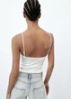 Жіночий корсетний боді Zara Satin Effect Bustier Corset Bodysuit White XS Білий (3401/680/250) - зображення 3
