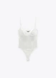 Жіночий корсетний боді Zara Satin Effect Bustier Corset Bodysuit White XS Білий (3401/680/250) - зображення 6