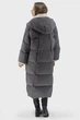 Жіночий зимовий оверсайз пуховик із гусячим пухом, casual стиль Basic (сірий, XL), 37944, 25388 - изображение 4