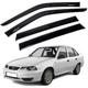 Дефлектори вікон вітровики Daewoo Nexia 1995-2011 Скотч 3M Voron Glass - зображення 1