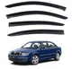 Дефлектори окон ветровики Skoda Superb I 2001-2008 Седан Скотч 3M Voron Glass - изображение 1