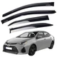 Дефлектори вікон вітровики Toyota Corolla 2012-2019 Voron Glass - зображення 1