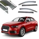 Дефлектори вікон вітровики Benke для Audi Q3 (F3) 2019- Молдинг Нержавіюча сталь 3D (BADQ31923-W/S) - изображение 1
