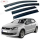 Дефлектори вікон вітровики HIC для Volkswagen Polo V 2009-2017 Хечбек (VW37) - изображение 1