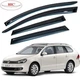 Дефлектори вікон вітровики HIC для Volkswagen Golf V / VI 2003-2013 Variant (VW45) - зображення 1