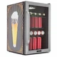 Холодильник вітрина KLARSTEIN Beersafe 70 Birra панорамні скляні двері з нержавійки (10046065) - зображення 1