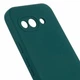 Силиконовый чехол для Google Pixel 9a (с микрофиброй внутри) Темно-зелёный - изображение 4
