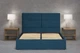 Полуторне ліжко RidneTut Johnson Lite 140х200 см Chicago 12 Темно-синє (33410010-12140) - зображення 3