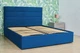 Полуторная кровать RidneTut Edison Lite 140х200 см Holand 86 Синяя (33410013-86140) - изображение 2