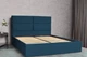 Полуторне ліжко RidneTut Johnson Lite 140х200 см Chicago 12 Темно-синє (33410010-12140) - зображення 4