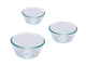 Набір мисок , 3 шт (0.7 л, 1.1 л, 2.3 л) Pyrex (2000003340439) - зображення 1