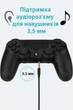 Бездротовий геймпад DATA FROG для PS4 / Slim / Pro / Windows / Apple / Android / Steam / Чорний - зображення 3