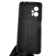 Чохол для Xiaomi POCO X4 GT броньований з кільцем-тримачем підставкою зі шторкою чорний - зображення 3