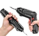 Мини электроотвертка аккумуляторная с насадками в кейсе USB / Шуруповерт Onkel.J 48в1 - изображение 6