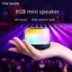Портативная мини Bluetooth колонка S300 с TWS, звуком 360° и RGB подсветкой - изображение 5