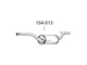 Глушитель Вольво В50 (Volvo V50)/Форд Фокус 2 (Ford Focus 2) 1.8 04-10 (154-513) Bosal 08.62 - изображение 4