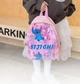 Детский рюкзак Стич розовый 30х25х11 см для девочки 5-7 лет - изображение 5