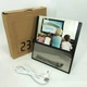 Электронные проводные настольные цифровые часы DS-6608 с фоторамкой, зелёная подсветка. Цвет: черный - изображение 8