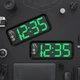 Часы настольные DT-6508 с будильником и USB зарядкой с зеленой подсветкой, лед часы настольные - изображение 11