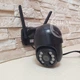 Камера видеонаблюдения Wi-Fi беспроводная внешняя 2MP, уличная поворотная IP-камера со звуком, 4-кратным зумом, датчиком движения, ночным видением и управлением из приложения Icsee Черная TTIA-4-Black - изображение 3