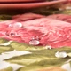 Скатерть 140х170 см с пятно и водоотталкивающей пропиткой IDEIA хлопок пионы бордо - изображение 5