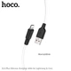 Кабель Hoco Lightning Silicone X21 Plus |1m, 2.4A| black-white - зображення 5