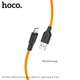 Кабель Hoco Lightning Silicone X21 Plus |1m, 2.4A| black-white - зображення 4