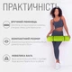 Коврик для йоги и фитнеса EasyFit TPE+TC 6 мм двухслойный лимонный-серый - изображение 2