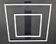 Люстра світлодіодна стельова LED світильник для квартири на стелю лед 28005 Чорний 12х50х50 см. - зображення 7