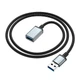 Кабель HOCO USB male to USB female USB3. 0 excellent speed extension cable US10 |0.5m, 5Gbps, OTG| черный - изображение 6