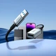 Кабель HOCO USB male to USB female USB3. 0 excellent speed extension cable US10 |0.5m, 5Gbps, OTG| черный - изображение 7