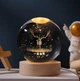 Декоративный 3D ночник Хрустальный Шар 8 см · Настольная лампа - светильник с 3D эффектом Галлактика - изображение 4