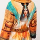 Халат жіночий з плюшевого велюру ексклюзивний Egypt 18363 L-XL - зображення 4