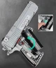 Конструктор ігровий дитячий Пістолет Desert Eagle 528 деталь сірий - зображення 6